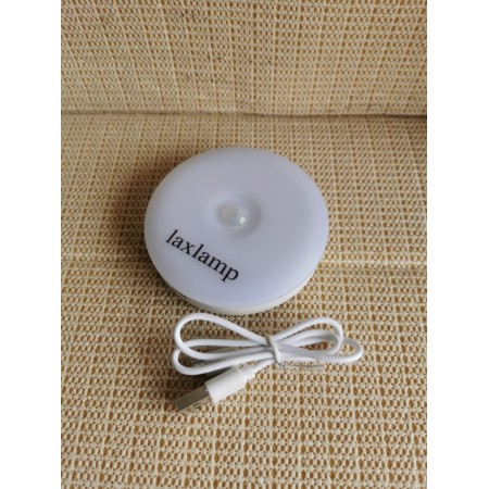 laxlamp Sensor Light Closet Induction Lamp USB Rechargeable Indoor LED Night Light with Stick-On Magnetic Strip, for Corridor, Cabinet, Closet, Wardrobe, Stairs, Bedroom, Kitchen, Basement